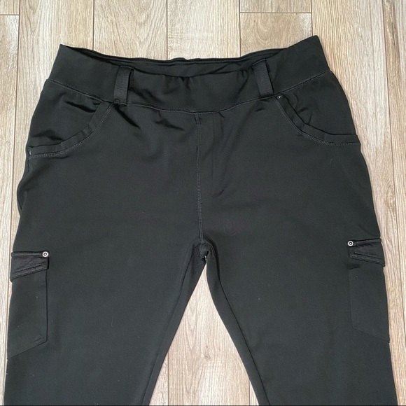 Soybu Gala Mid Rise-Black leggings - Picture 2 of 5